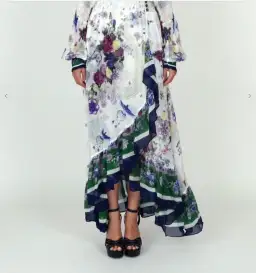 Camilla Gentle Moon Blouson sleeve Wrap Dress Size XL NWT RRP $ 899 for rent on The Volte - image 19