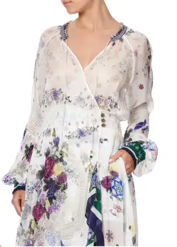 Camilla Gentle Moon Blouson sleeve Wrap Dress Size XL NWT RRP $ 899 for rent on The Volte - image 5