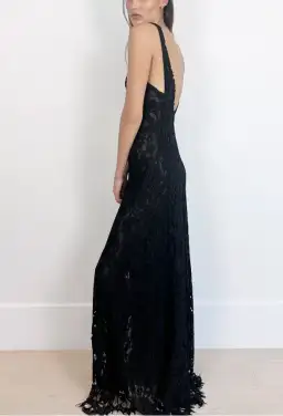 Scanlan Theodore | Black Lace Gown for rent on The Volte - image 4