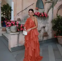 Aje / Pandorea Layered Maxi Dress / Coral Clay / (Fits 12-16) for rent on The Volte - image 4
