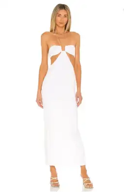 Natalie Rolt Willow Midi in White for rent on The Volte - image 1
