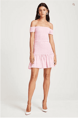 Vestire Cara Mini Dress Pink Size 8 for rent on The Volte - image 1