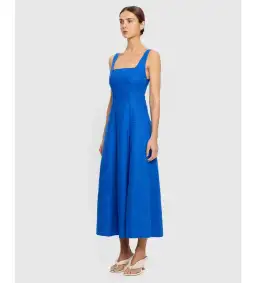 Kivari Elise Midi Dress Cobalt Size AU 10 for rent on The Volte - image 2