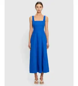 Kivari Elise Midi Dress Cobalt Size AU 10 for rent on The Volte - image 1