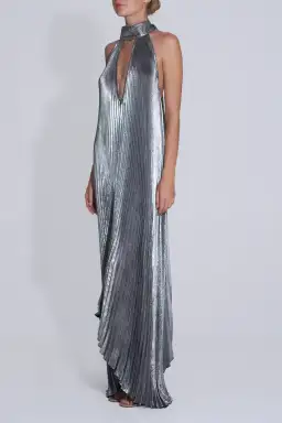 L'idee Opera Gown in Gunmetal Shimmer Size 8 for rent on The Volte - image 2
