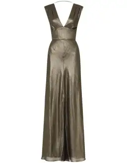 Sass & Bide Lost In Monaco Dress in Antique Gold Size 16 for rent on The Volte - image 5