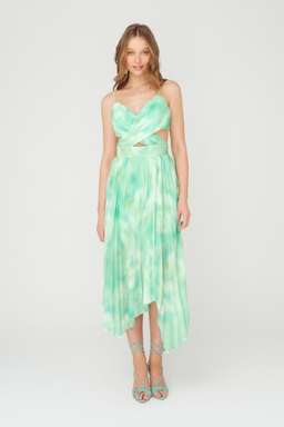 Sheike Daydream Pleat Dress Mint Size 10 