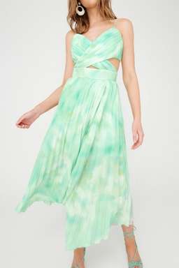 Sheike Daydream Pleat Dress Mint Size 10 