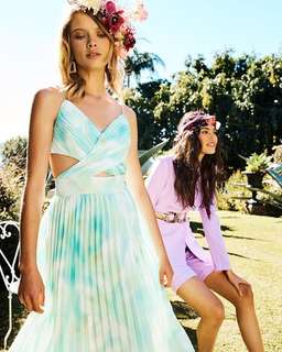 Sheike Daydream Pleat Dress Mint Size 10 