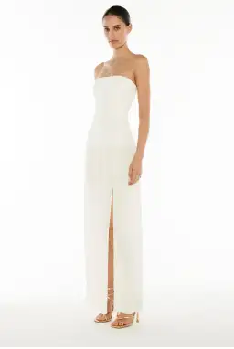 Manning Cartell Double Time Pleat Strapless Dress size 10 for rent on The Volte - image 2