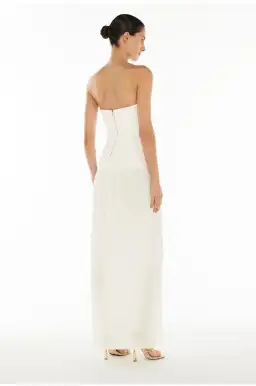 Manning Cartell Double Time Pleat Strapless Dress size 10 for rent on The Volte - image 4