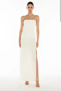 Manning Cartell Double Time Pleat Strapless Dress size 10 for rent on The Volte - image 1