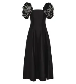 Aje Twyla Midi Dress Black Size 8 for rent on The Volte - image 7