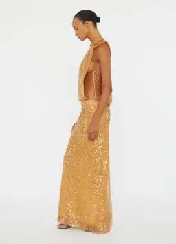 Illuminate Sequin Separation Gown for rent on The Volte - image 2