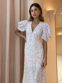 Significant Other Malarie Dress Ditsy Wild Flowers Print. Size 10 for rent on The Volte - image 3