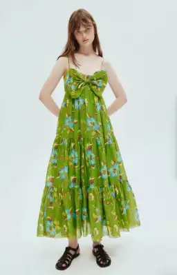 Alemais Hotel Lamu floral-print midi dress size 16 for rent on The Volte - image 1