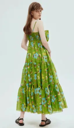 Alemais Hotel Lamu floral-print midi dress size 16 for rent on The Volte - image 2