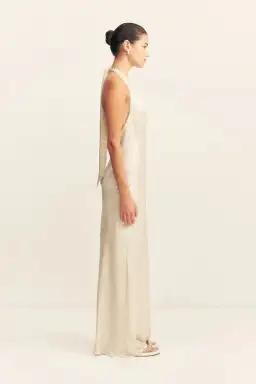 Shona Joy Calder Halter Neck Maxi Dress Bubbly Size 6 for rent on The Volte - image 5