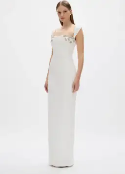 Rachel Gilbert Malia Gown in White AU 10  for rent on The Volte - image 4