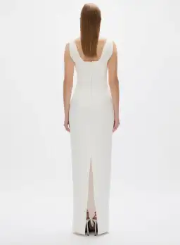 Rachel Gilbert Malia Gown in White AU 10  for rent on The Volte - image 3