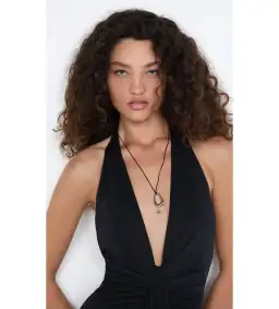 Bec & Bridge Tillie Drape Maxi Dress Black Size 6 for rent on The Volte - image 5