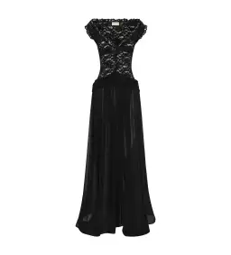 Arcina Ori Arabella Black Maxi Dress Size 8 for rent on The Volte - image 6