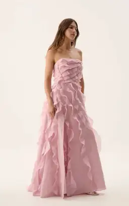 Pink Aje Allairie Gown, size 10 for rent on The Volte - image 1