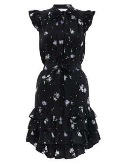 Zimmermann Silk Flutter Smock Short Dress Size 14  for rent on The Volte - image 1