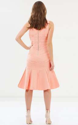Mossman Finish Line Midi Dress Orange Size 14 for rent on The Volte - image 4