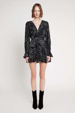 Aje Ainsley Dress Print Size 8