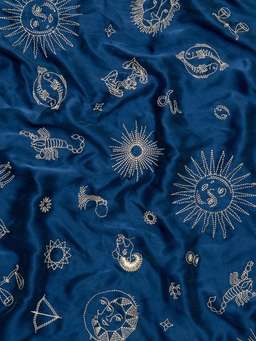 Realisation Par The 1996 Zodiac  Silk Slip Dress Blue Size 6 for rent on The Volte - image 5