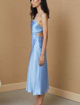 Bec & Bridge Raquel Midi Dress - Sky Blue - Size 8 for rent on The Volte - image 6