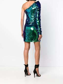 Amen Sequin Mini Dress Green Size 8  for rent on The Volte - image 2
