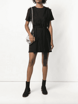 Red Valentino Layered T Shirt Dress size 8 