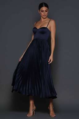 Elle Zeitoune Navy Milan Dress  Size 10 for rent on The Volte - image 1