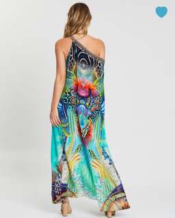 Camilla One Shoulder Kaftan