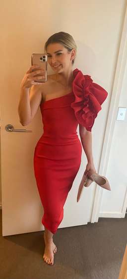 Eliya Olivia Dress - Red