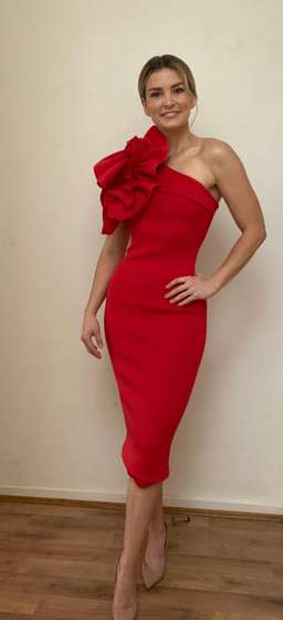 Eliya Olivia Dress - Red