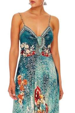 Camilla Her Heirloom Front Tie Dress for rent on The Volte - image 1