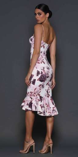Elle Zeitoune Camelia Floral Dress Size 10  for rent on The Volte - image 2