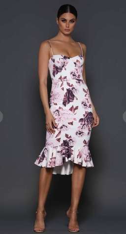 Elle Zeitoune Camelia Floral Dress Size 10  for rent on The Volte - image 1