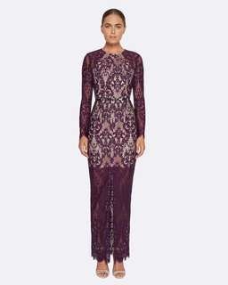 Muse by Rodeo Show Dress Burgundy Size 6 for rent on The Volte - image 1