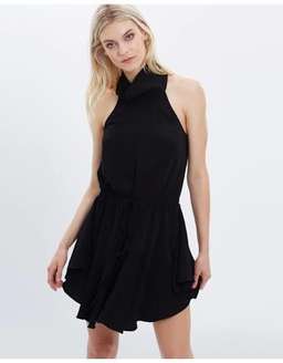 Shona Joy San Matias Mini Dress Black Size 6 for rent on The Volte - image 1