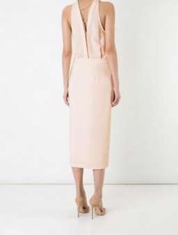 Dion Lee Line II Soft Lace Dress, Black