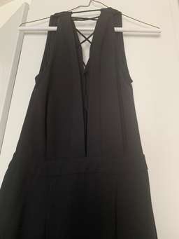 Dion Lee Line II Soft Lace Dress, Black