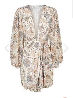 Shona Joy Miller Plunge Mini Dress Size 12 