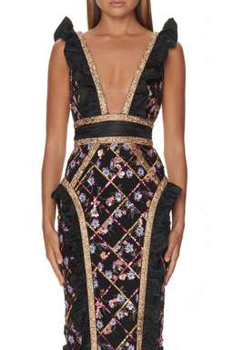 Eliya The Label Natalia Dress Black Size 6 for rent on The Volte - image 2