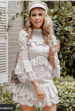 Thurley flutter dress size 8 for rent on The Volte - image 1