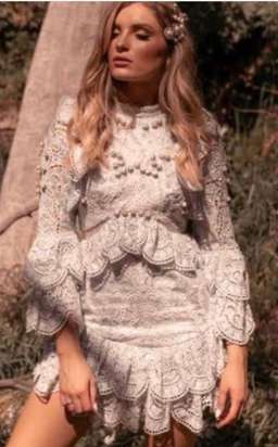 Thurley flutter dress size 8 for rent on The Volte - image 3