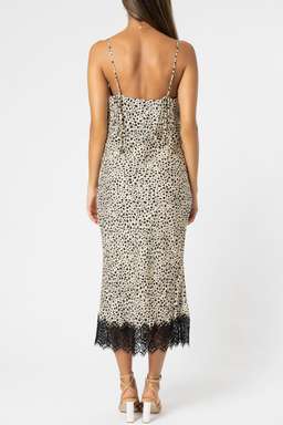 Rebecca Vallance Anya Slip Midi Dress Print Size 8 for rent on The Volte - image 3